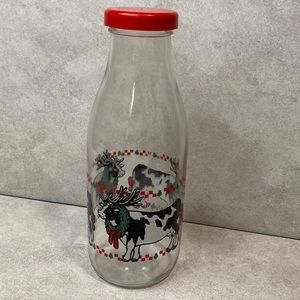 🟣Cow Christmas Bottle